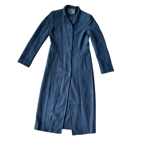 Aritzia Jackets & Blazers - Aritzia Babaton Size 2 Wool Cashmere Blend Coat Snap Down Black